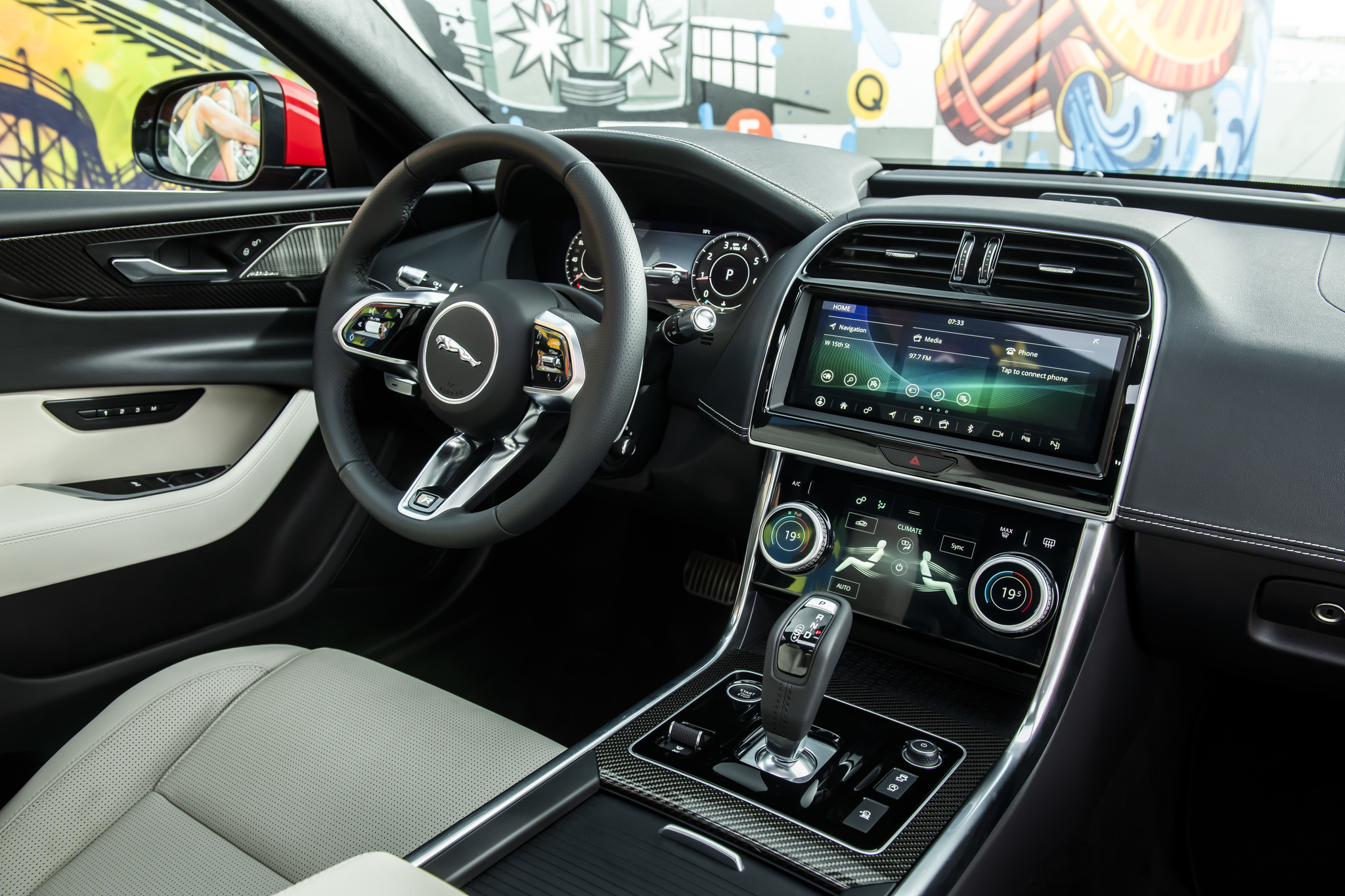 2020 Jaguar Xe Interior All New With No Hard Plastic Wardsauto