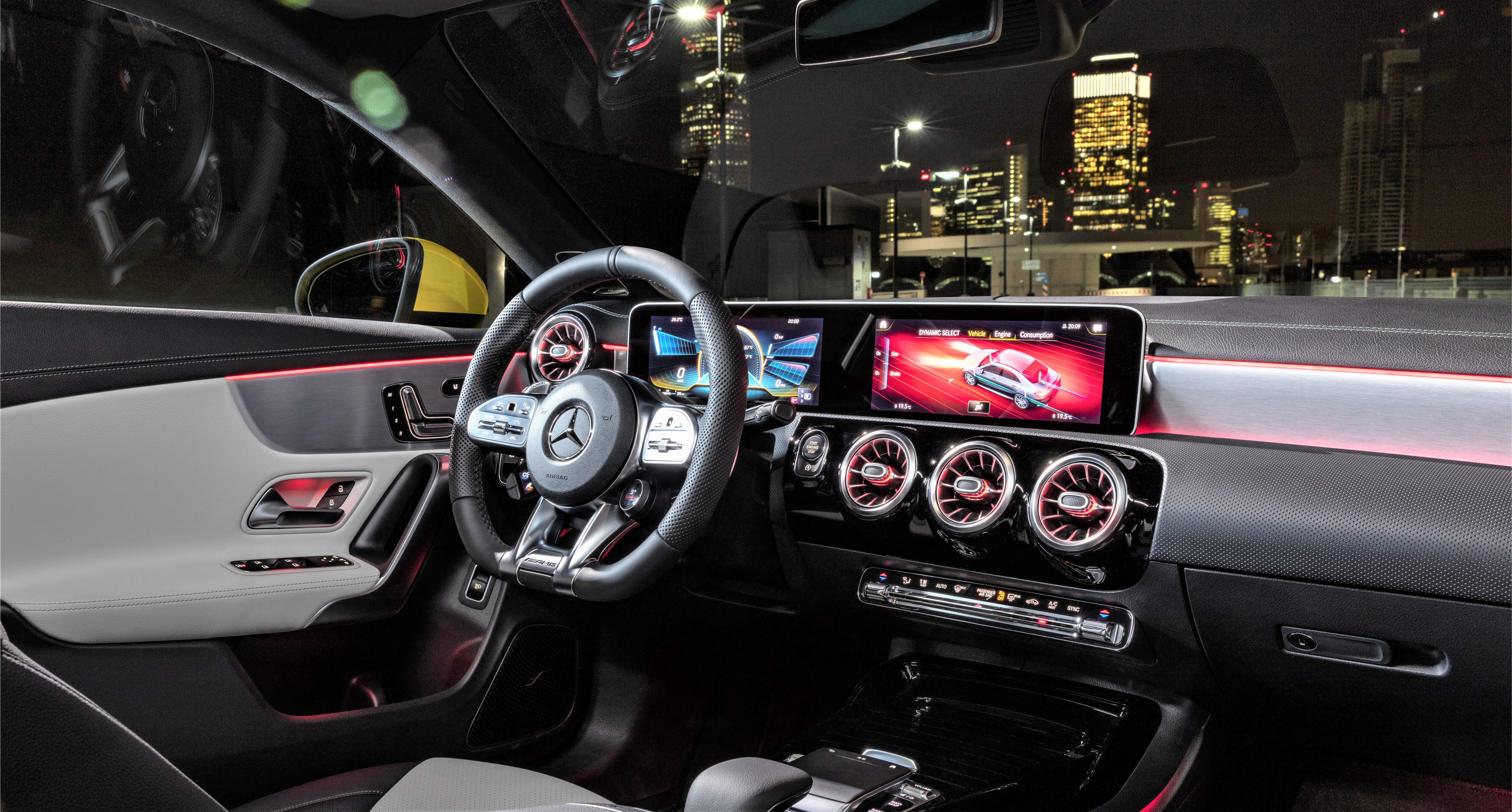 Mercedes-AMG CLA35 interior.jpg