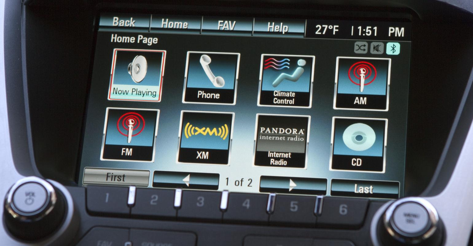 Chevrolet39s MyLink infotainment system