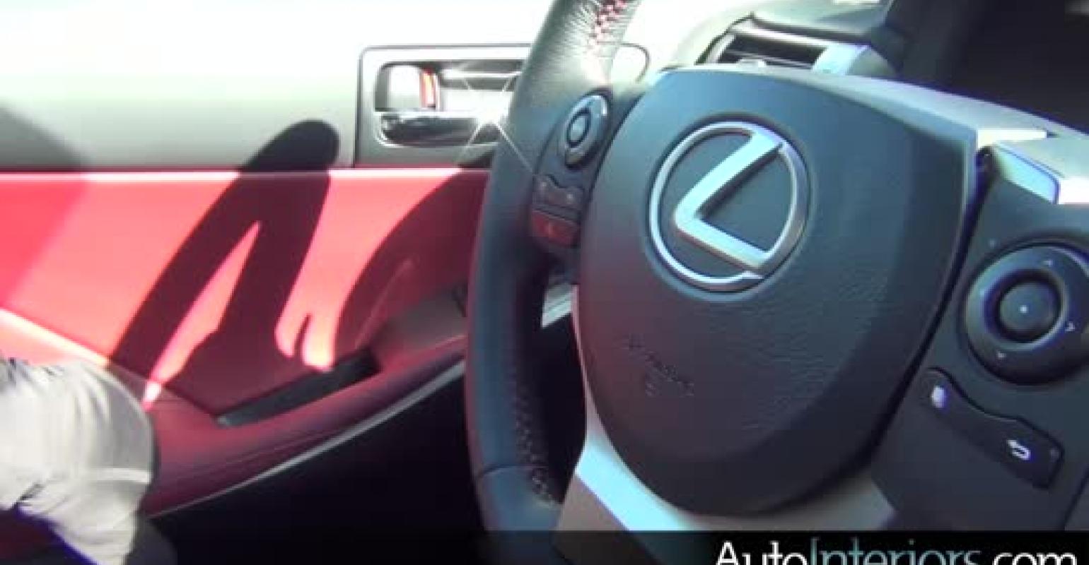 Lexus IS F Sport: Judging for 2014 Ward’s 10 Best Interiors