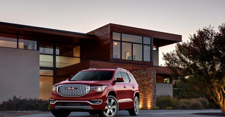 New Acadia 7 ins shorter than outgoing model