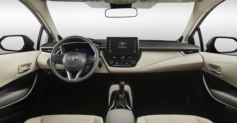 2020 Toyota Corolla instrument panel