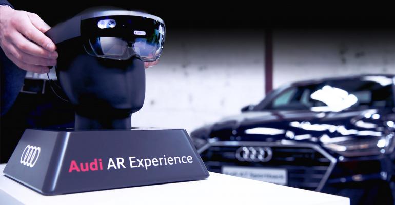 Audi offering augmented reality in three Irish showrooms.