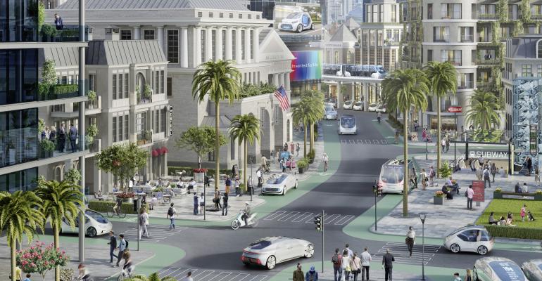 Automaker, supplier envision several connected urban-mobility platforms.