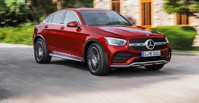 GLC Coupe receives tweaks to front end.