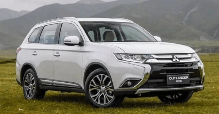 Outlander drove 55% jump in Mitsubishi sales in China in latest fiscal year.
