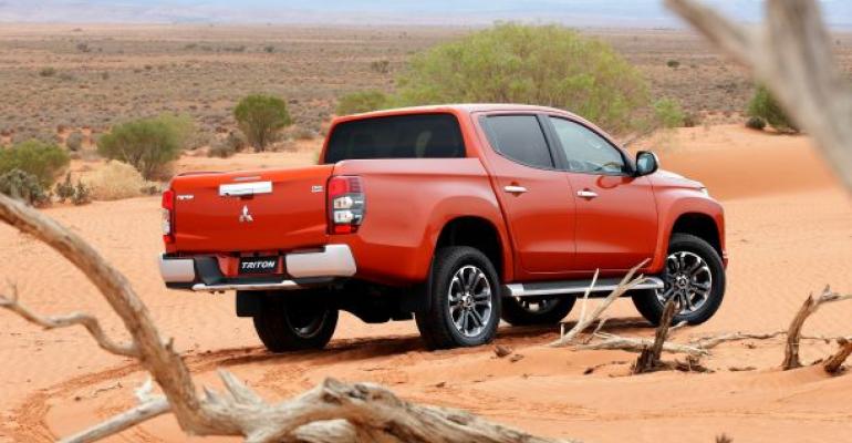 Mitsubishi calls new Triton 1-ton pickup global strategic model.