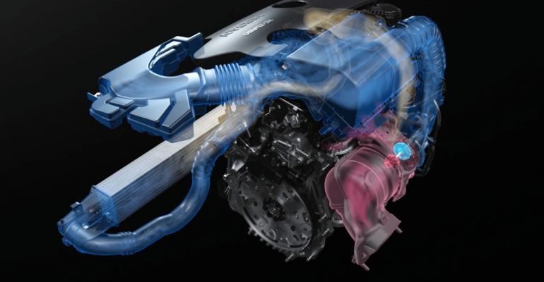 Nissan VC-Turbo engine continuously adjusts its compression ratio to optimize power and efficiency.