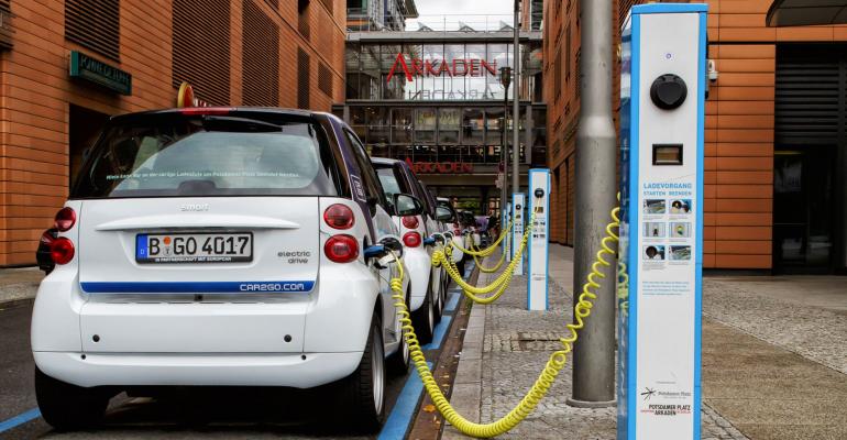 Fast-charging station in Norway can power up to 28 vehicles in about 30 minutes.