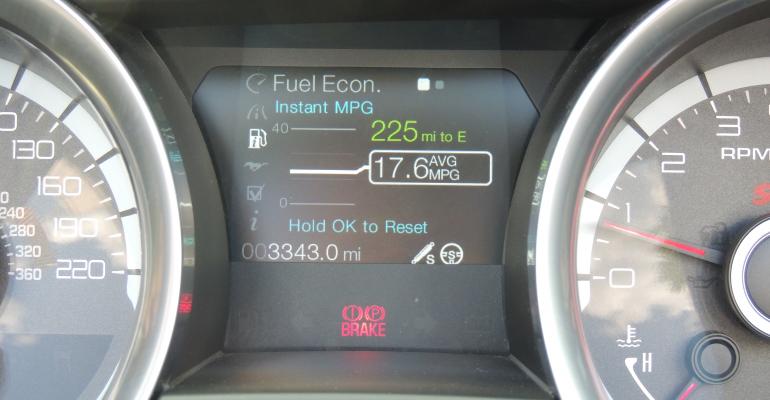 Ford Shelby GT500 manages acceptable fuel economy during WardsAuto evaluations