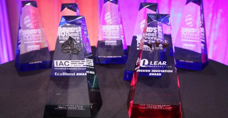 IAC EcoBlend and Lear Design Innovation awards recognize specific aspects of student designs