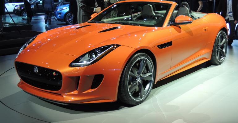 Jaguar FType roadster arriving next summer will feature engines rated at 340 hp 380 hp and 495 hp