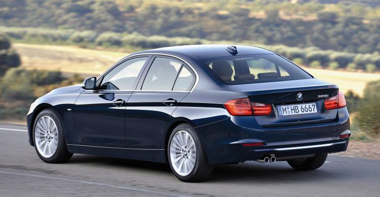 New 3Series has short overhangs longer wheelbase and wider track