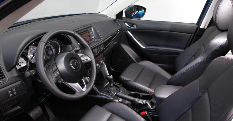 CX5 interior uses new silverchrome finish