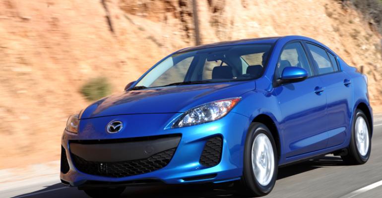 rsquo12 Mazda3 gets new front fascia