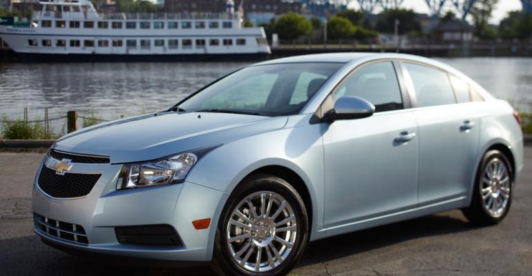 Newly launched Chevy Cruze fueling GMrsquos comeback