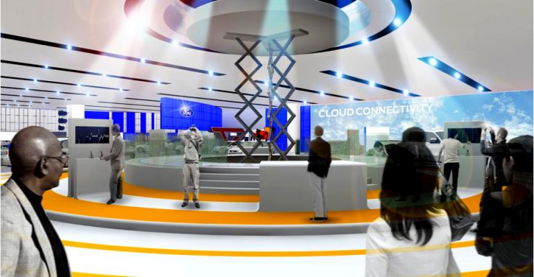 Ford exhibit takes showgoers on ldquoCloud Journeyrdquo