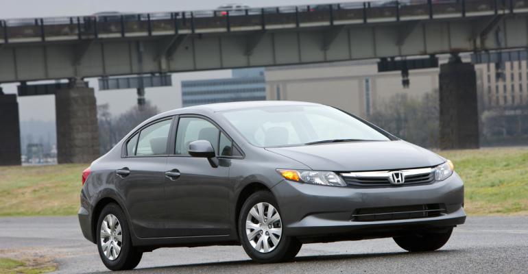 Honda Civic Canadas bestselling car in January