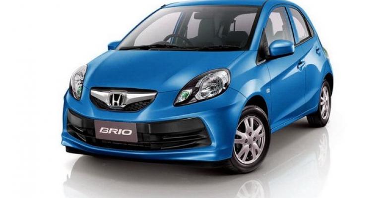 Regional parts supply of new Honda Brio held up by Thai floods