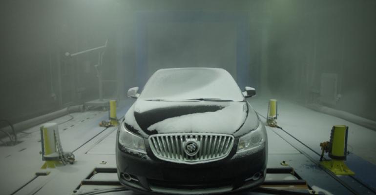 New wind tunnel simulates frigid conditions for Buick LaCrosse tests