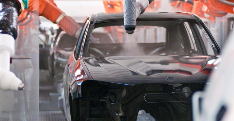 New paint process at BMW plant eliminates number of steps