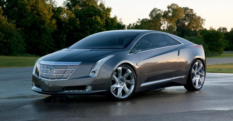 Allnew Cadillac ELR coupe with extended range eventually to be made and sold in China
