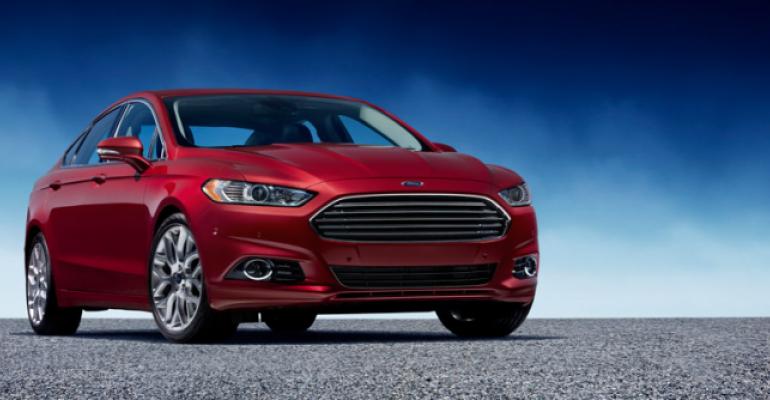 rsquo13 Ford Fusion among five midsize sedans launching this year and next 