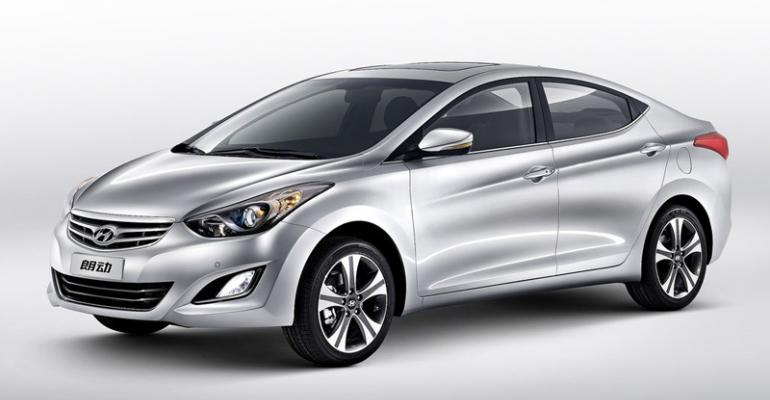 Langdong variant of Elantra built to China specifications