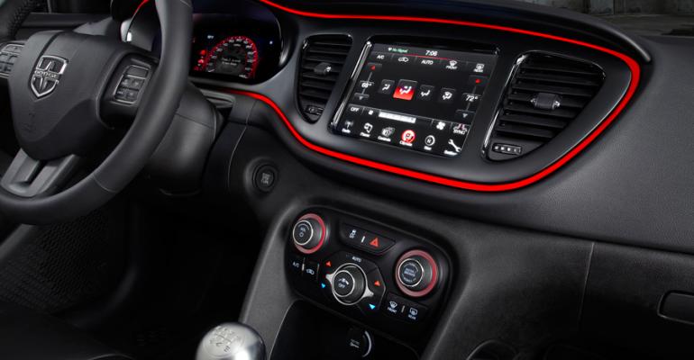 rsquo13 Dodge Dart with Uconnect offers customizable display options