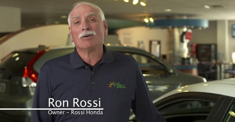 New Jersey Honda dealer Ron Rossi says 1 million solar array good decision