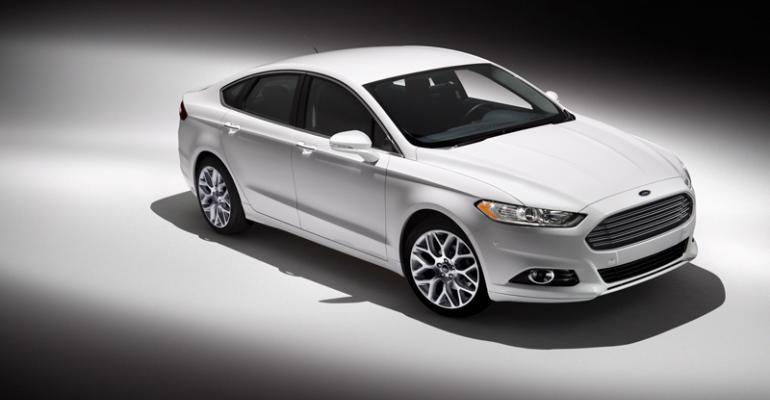 Ford says rsquo13 Fusion first mainstream midsize sedan to offer adaptive cruise control