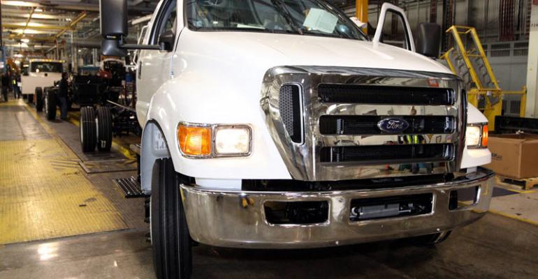 Ford F650s rolling out of Escobedo Mexico plant 