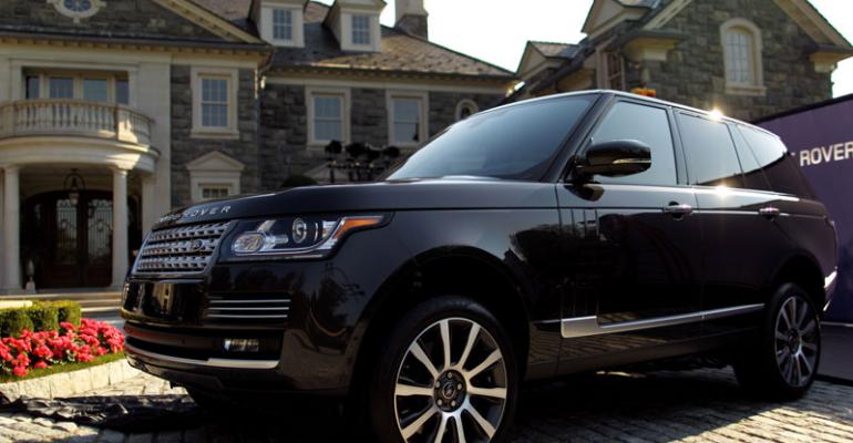 rsquo13 Range Rover first allaluminum SUV in world exec says