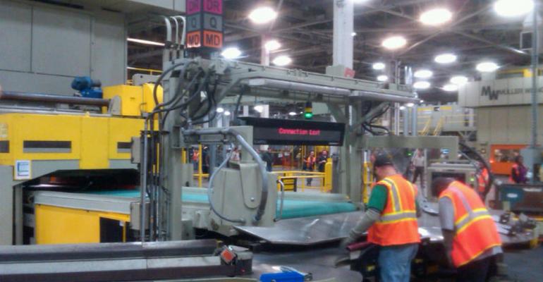 Pontiac Metal Center employees sort stampings bound for GMrsquos Oshawa ON Canada assembly plant