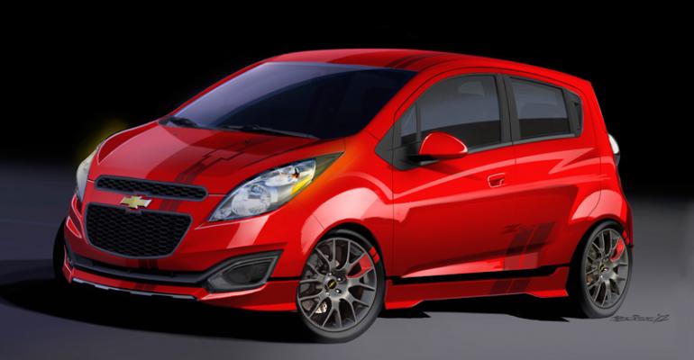 Small cars such as Chevy Sonic ZSpec populating SEMA