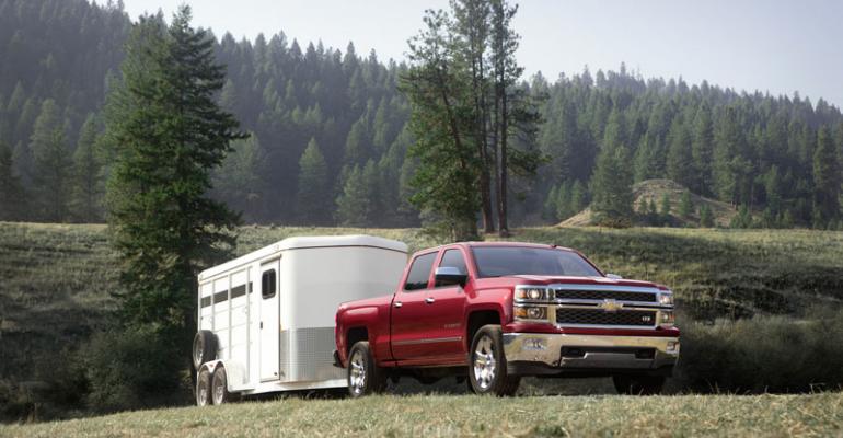  GM reveals new rsquo14 Chevy Silverado large pickup