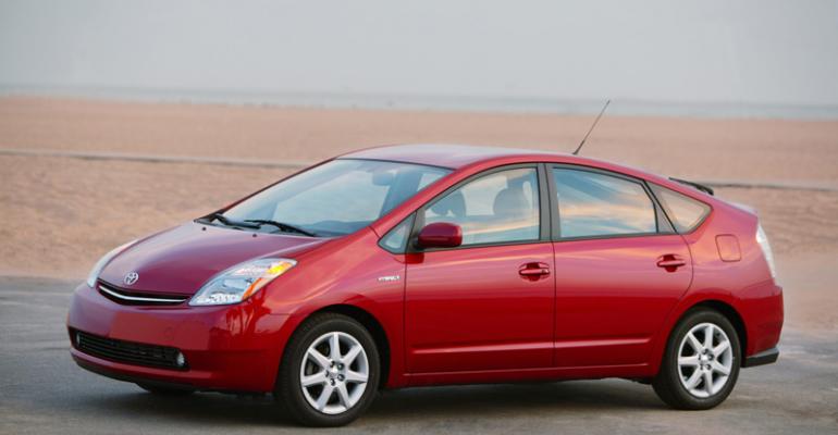 Prius one of Toyotas affected by unintended acceleration recalls
