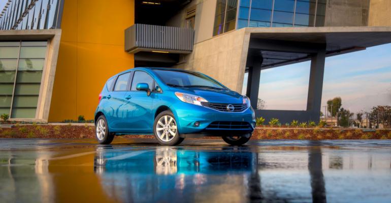 rsquo14 Nissan Versa Note on sale in June
