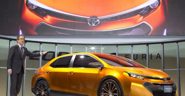 Furia Corolla concept car intended to jumpstart Toyota styling