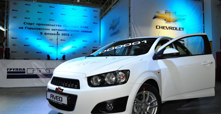 GAZ to employ 700 workers building 150 Aveo cars per day