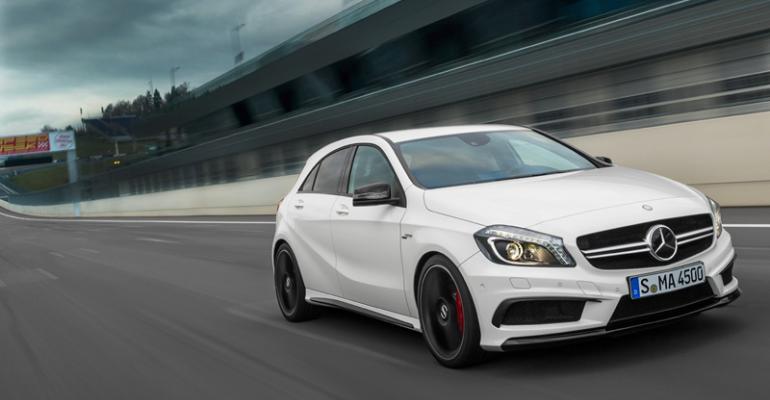 AClass 5door engineered to outperform rivals such as Audi RS3 and BMW 1M coupe