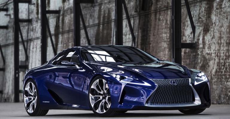Lexus LFLC well received during introduction at 2012 Detroit auto show 