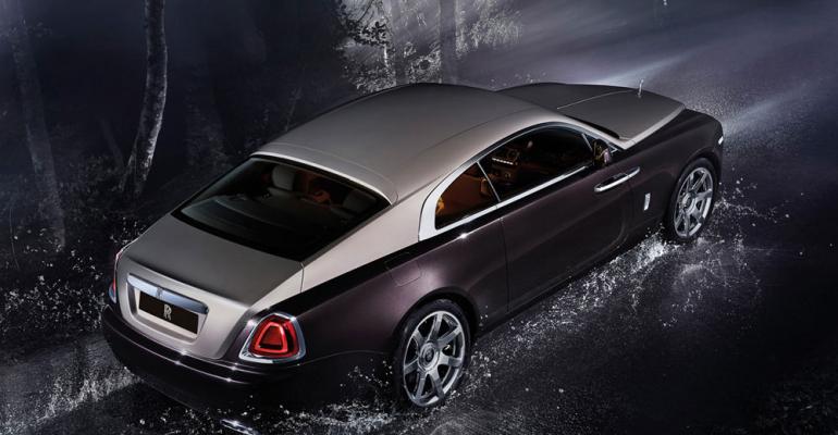 Wraithrsquos bold design statement with strong lines and taut body panels combined with dramatically raked rear glass mark huge departure for brand