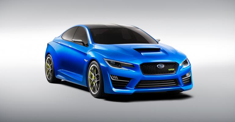 WRX Concept hints at production model expected next year