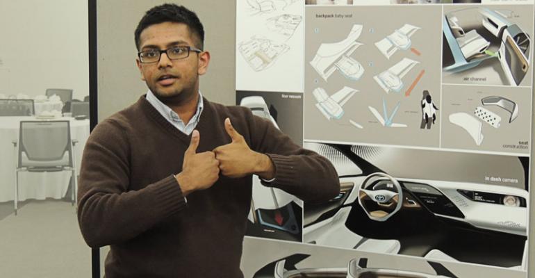 Merrill Mathew one of four finalists in WardsAuto Student Design Competition