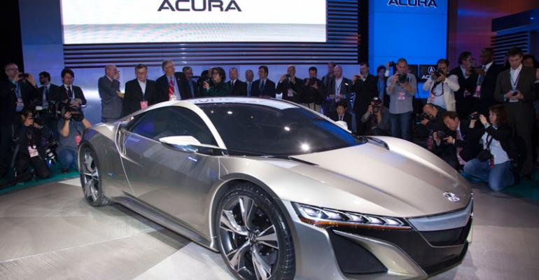 Concept NSX debuted at North American International Auto Show in 2012