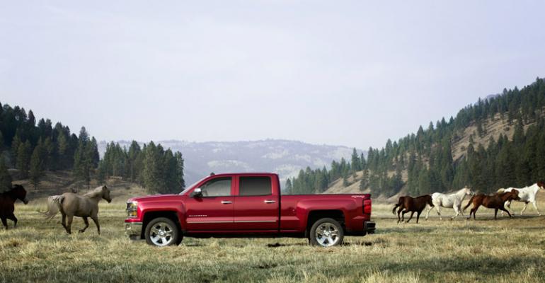 rsquo14 Chevy Silverado leads largepickup segment for now