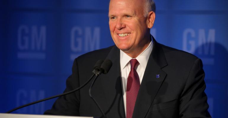 GM Chairman CEO Dan Akerson says auto maker making good progress on restructuring plan