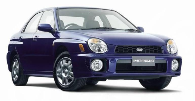 Subaru Impreza among small models favored by older Australians