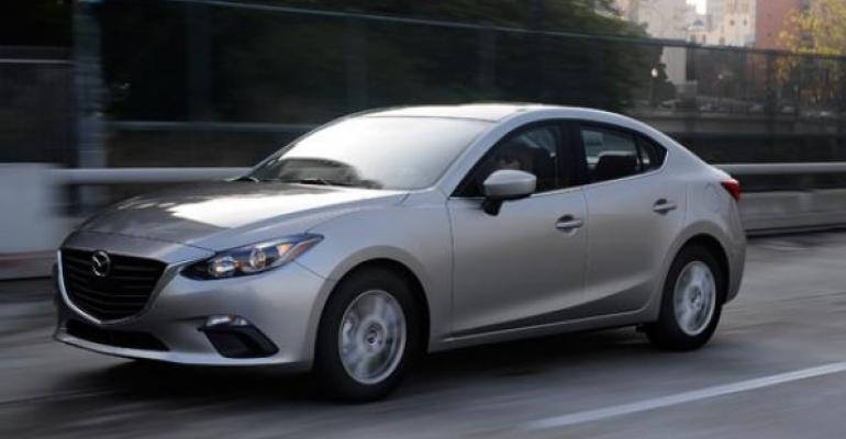 rsquo14 Mazda3 features new exterior interior styling 